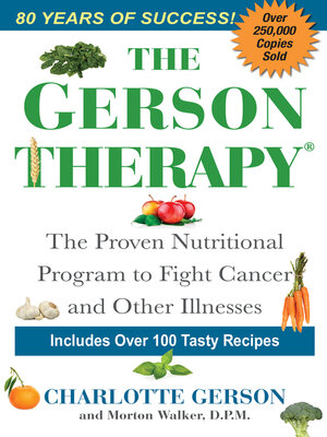 cover image of The Gerson Therapy — Revised and Updated